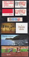 Dänemark Denmark 1983-96 Collection Of 8 Booklets With Postmark - Collezioni