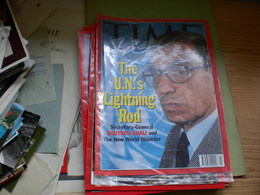 Time International The UN S Lighting Rod  Secretary General Boutros Ghali And The New World Disorder - Other & Unclassified