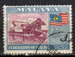 MAL+ Malaya 1957 Mi 3 Bagger GH - Fédération De Malaya