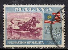 MAL+ Malaya 1957 Mi 3 Bagger GH - Federation Of Malaya