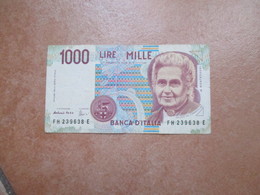 MILLE Lire M.Montessori  FH 239638 Buone Condizioni - 1000 Lire