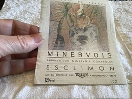 Étiquettes De Vins Minervois Trilles A Maureilhan - Autres & Non Classés