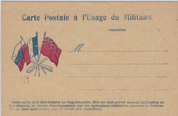 Ungebrauchte Ganzsache Entier - Correspondance Des Armees - Flaggen Der Alliierten - - War Stamps