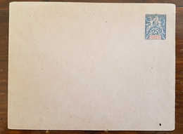 DAHOMEY. Type Groupe. Entier Postal Neuf. Enveloppe 25c Bleu. (Enveloppe) - Lettres & Documents