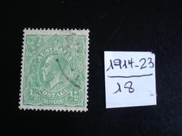 Australie 1914-23 - 1/2p George V - Y.T. 18 - Oblitérés - Used - Oblitérés