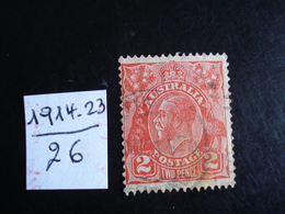 Australie 1914-23 - 2 P George V - Y.T. 26 - Oblitérés - Used - Oblitérés