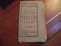 MERCURE FRANCAIS, An 4, N° 18, Journal Historique Politique Et Littéraire - Periódicos - Antes 1800