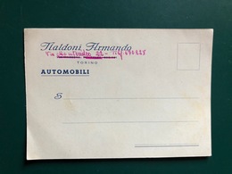 TORINO NALDONI ARMANDO AUTOMOBILI 1957 - Transportmiddelen