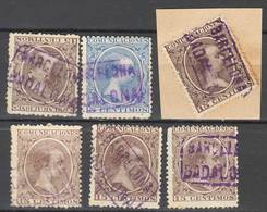 6 Carterias Badalona - Used Stamps