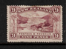NZ 1898 9d Pink Terraces SG 256 HM ZZ108 - Unused Stamps