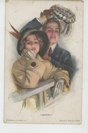 Illustrateur FEMMES - Jolie Carte Fantaisie Couple "FAREWELL " Signée FISHER - Fisher, Bill