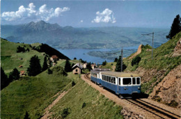 Arth-Rigi-Bahn Unterhalb Rigi-Kulm - Blick Auf Vierwaldstädtersee Und Pilatus - Arth