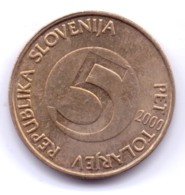 SLOVENIA 2000: 5 Tolarjev, KM 6 - Slovénie