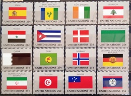 NATIONS-UNIS  NEW YORK                   N° 521/536                      NEUF** - Unused Stamps