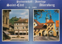 Jumelage Saint Céré Lot Et Allersberg 1985 . Format 10/15 Cms . - Allersberg