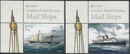 2020 - JERSEY - EUROPA CEPT - ANTICHE VIE POSTALI / ANCIENT POSTAL ROUTES. MNH - 2020