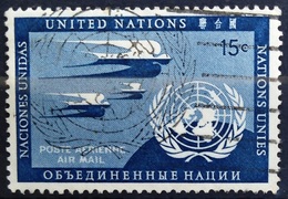 NATIONS-UNIS  NEW YORK                   PA 3                    OBLITERE - Poste Aérienne