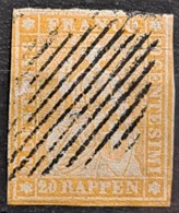 SWITZERLAND 1854/55 - Canceled - Sc# 23 - 20r - Usados