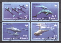 Tuvalu 2006 Mi 1307-1310 WWF - WHALES - Usados