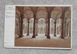 Cartolina Postale "Regia Università Degli Studi" Torino - Cortile Dell'Università, Per Brescia 1924 - Onderwijs, Scholen En Universiteiten