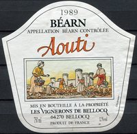 1829 - France - Béarn - 1989 - Aouti - Les Vignerons De Bellocq - Rode Wijn
