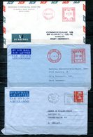 F0258 - HONG KONG - 2 Freistempel-Briefe Und 1 Ganzsache Aus 1972-1979 - Brieven En Documenten