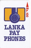 (11SRLA) TARJETA DE SRY LANKA DE Rs.100 LOGO EMPRESA - Sri Lanka (Ceylon)