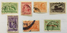 J07 – Timbres New Zealand YT 169 A 174, 175 (°) Oblitérés Série Complète Victory Stamp (102 Euros) - Used Stamps