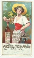 VERMOUTH VINO CHINATO - VANZETTI CAPRIOLO & AIRALDI TORINO - CM. 15,5X 8,5 - Alcools