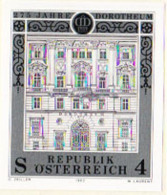 AUSTRIA (1982) Dorotheum. Black Print. Scott No 1203, Yvert No 1526. State Auction Gallery. - Prove & Ristampe