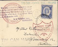 Toga YT 69 Cachet  Tin Can Mail + Tin Can Canoe Mail Island + Niuafoo Island Tonga Islands + Blechdosen Post Niuafoou - Tonga (...-1970)
