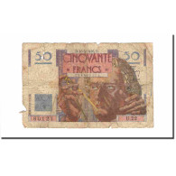 France, 50 Francs, Le Verrier, 1946, 1946-05-16, AB, Fayette:20.5, KM:127a - 50 F 1946-1951 ''Le Verrier''