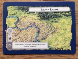 Middle Earth CCG LOTR, The Wizards Blue Border Unlimited: Brown Lands, Mint / Near Mint - Other & Unclassified