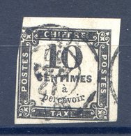 France Taxe N°2 Oblitéré - (F009) - 1859-1959 Gebraucht