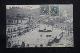 BRÉSIL - Affranchissement Plaisant De Rio De Janeiro Sur Carte Postale Pour La France En 1908  - L 60889 - Lettres & Documents