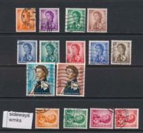 HONG KONG, 1962 To $2 (wmk Upright, 1966 To 50c (wmk Sideways) Cat GBP 24 - Used Stamps