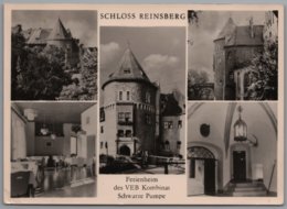 Reinsberg In Sachsen - S/w Ferienheim VEB Kombinat Schwarze Pumpe Schloß Reinsberg - Reinsberg (Sachsen)