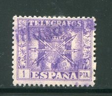 ESPAGNE- Télégraphe- Y&T N°93- Oblitéré - Télégraphe