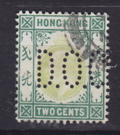 Hong Kong 1904 Mi. 77   2c. King Edw. VII. Perfin Perforé Lochung 'D.O.C.' Det Oversishe Compagnes (2 Scans) - Nuevos