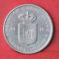 RUANDA URUNDI 1 FRANC 1959 -    KM# 4 - (Nº35521) - 1951-1960: Baudouin I