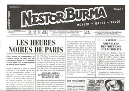 Nestor Burma -2016-  Nestor Burma Contre CQFD -série Complète En 3 Magazines - Tardi