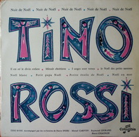 TINO ROSSI - 25 Cm - 33T - Disque Vinyle - Nuit De Noël - FJ 502 - Navidad