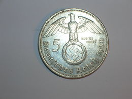 ALEMANIA- 5 MARCOS PLATA 1938 A (975) - 5 Reichsmark