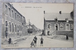 59 . CPA Feignies - Rue De La Gare - Feignies