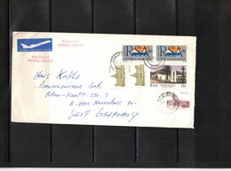 South Africa  Interesting Airmail Letter - Lettres & Documents