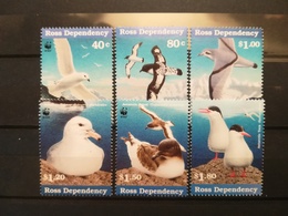 FRANCOBOLLI STAMPS ANTARTIDE DIPENDENZA ROSS DEPENDENCY 1998 MNH** NUOVI SERIE COMPLETA COMPLETE UCCELLI BIRDS SEA - Nuevos