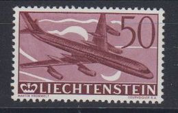 Liechtenstein 1960 Airmail / 50Rp Convair 600  1v ** Mnh (47751C) - Air Post