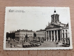 CP Bruxelles Place Royale  Tram Taxis TB 1948 Hotel De Ville-vue -vieux-ville (Sy) - Public Transport (surface)