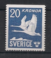 Sverige - 1953 - N°Yv. 7a - 20k Bleu - Neuf Luxe ** / MNH / Postfrisch - Unused Stamps