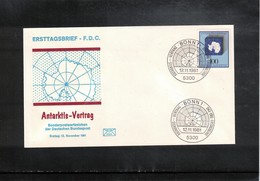 Germany / Deutschland 1981 Antarctic Treaty FDC - Traité Sur L'Antarctique